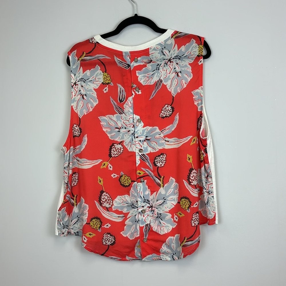 We The Free Killin Time Tee Floral Print Back Size Small